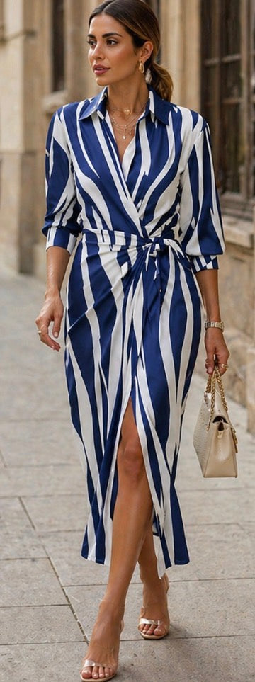Lucy | Printed Wrap Dress