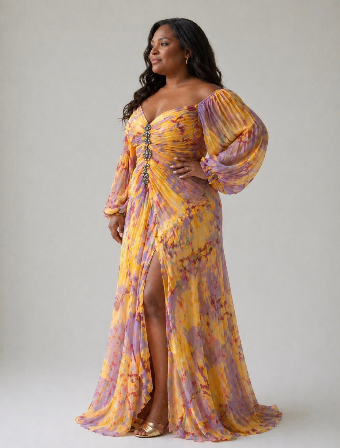 Mia | Elegant Dress with V-Neck