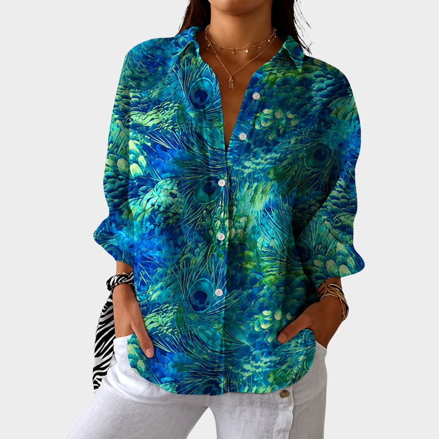 Lightweight and Colourful Printed Blouse