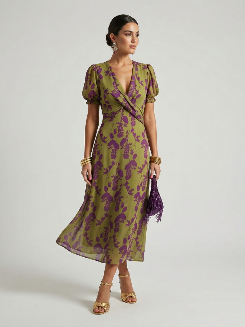 Lauren | Relaxed Floral Midi Dress