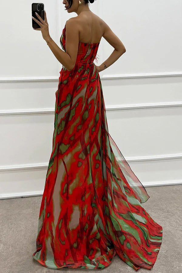Matilda | Vibrant Draped Dress