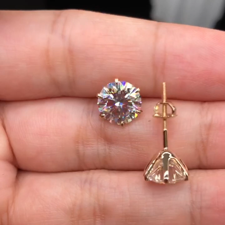 Diamond Hanging Earrings