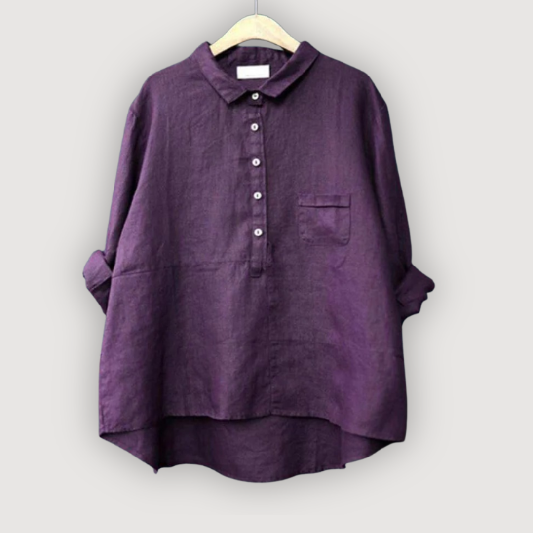 Olivia Relaxed Linen Blouse