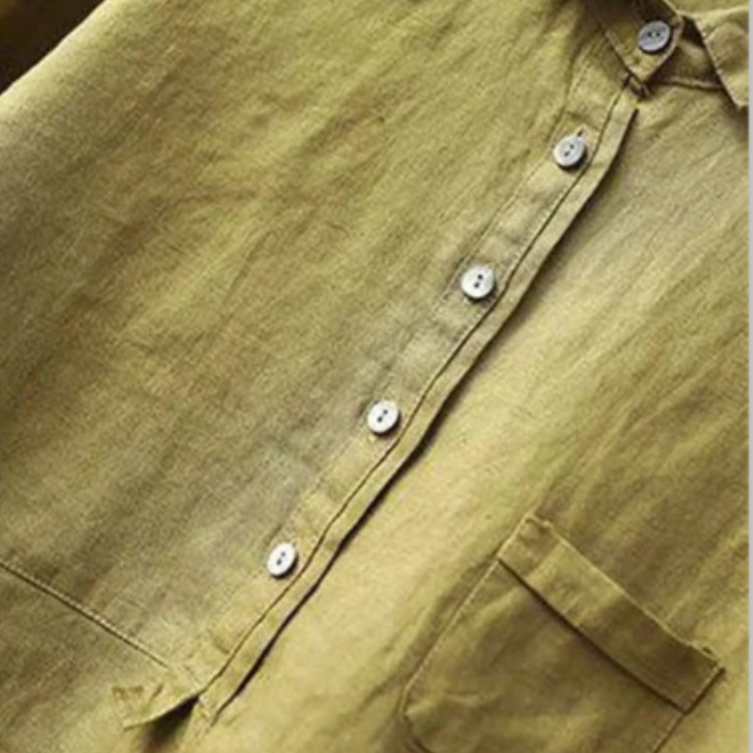 Olivia Relaxed Linen Blouse