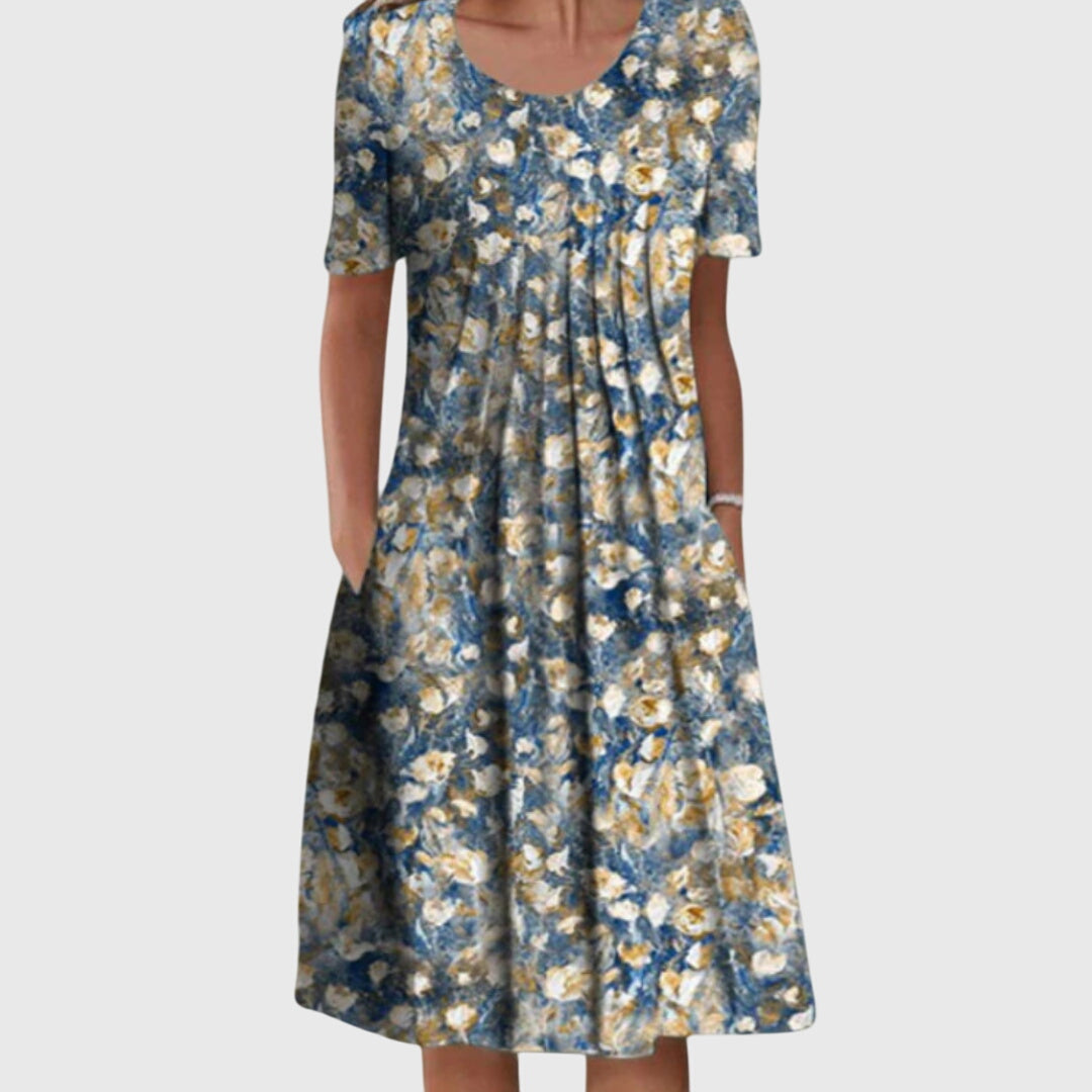 Scarlett | Elegant Printed Dress