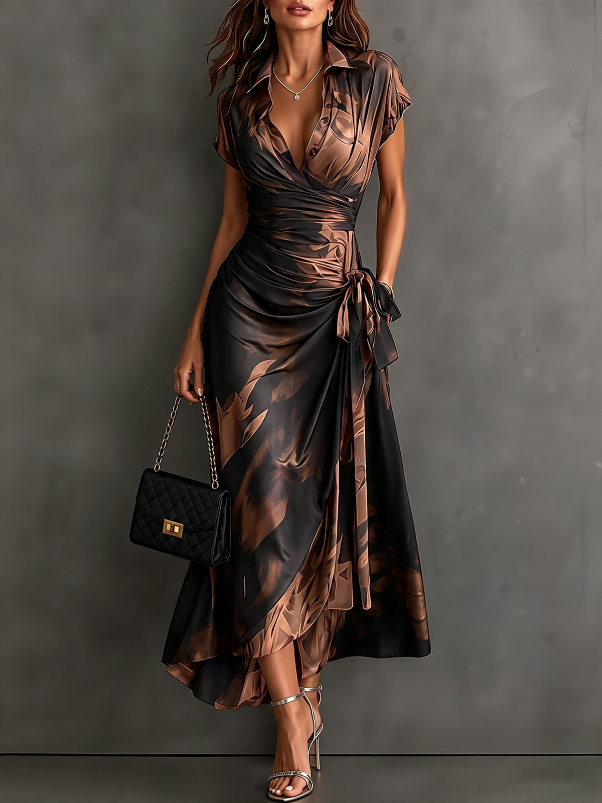 Georgia | Wrap Maxi Dress