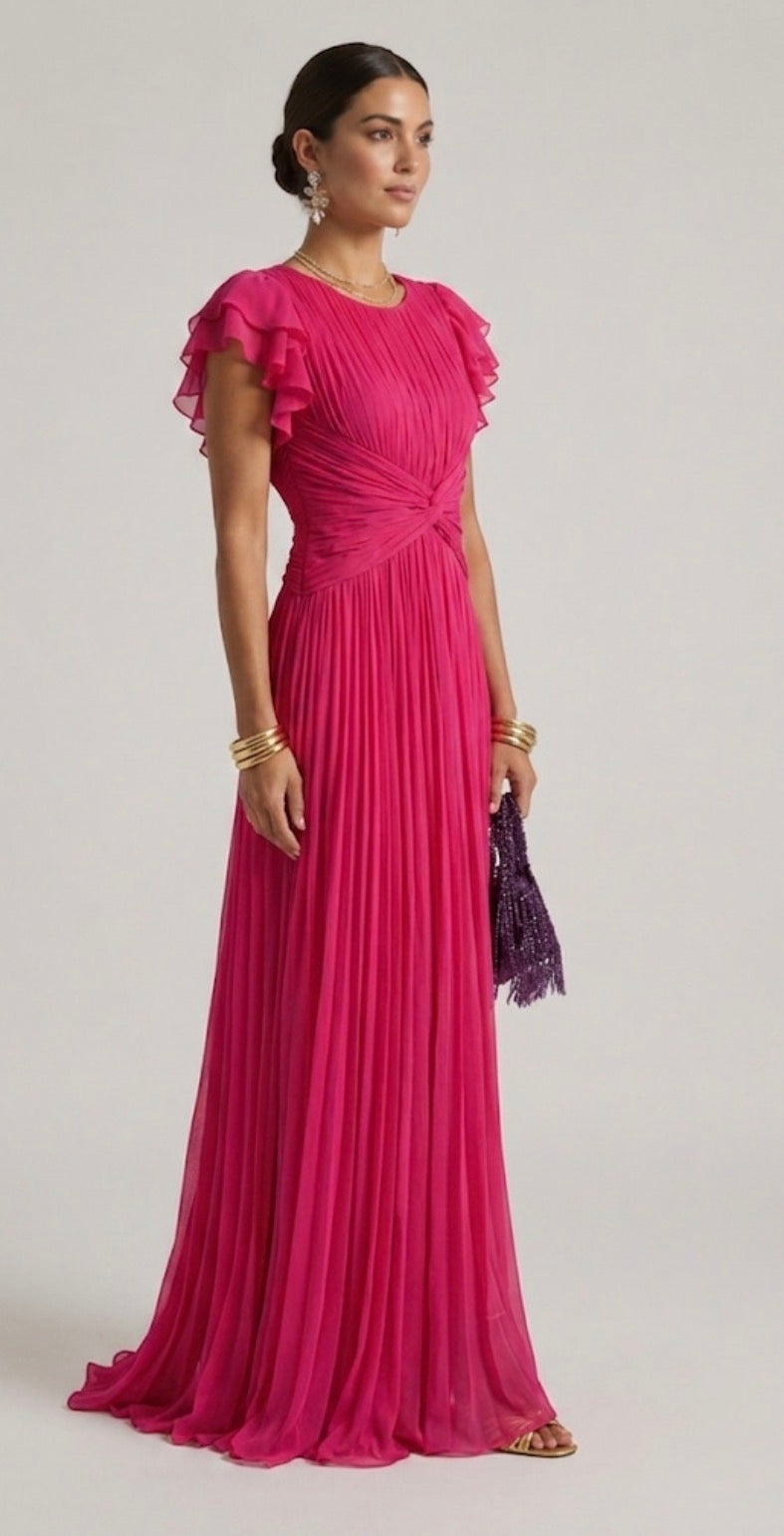 Abigail | Pleated Evening Dress