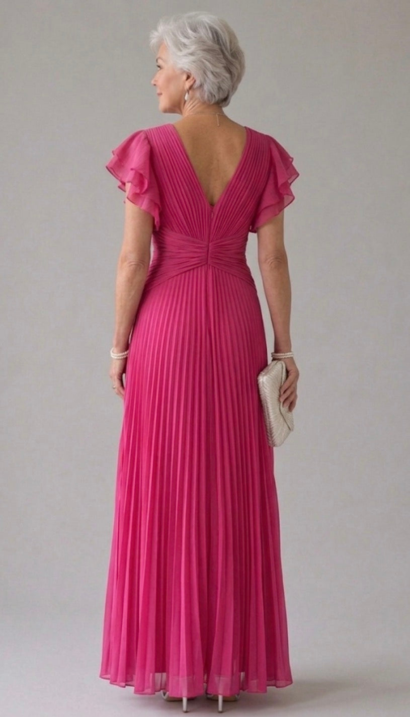 Abigail | Pleated Evening Dress