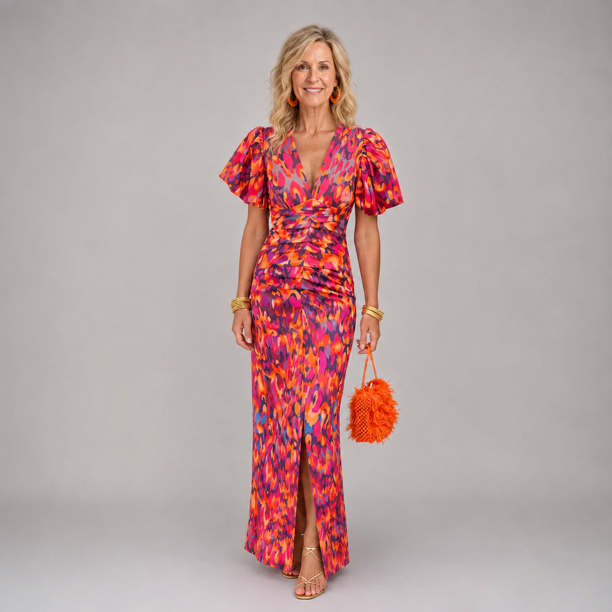 Tora™ | Elegant Dress With Pleated Sleeves