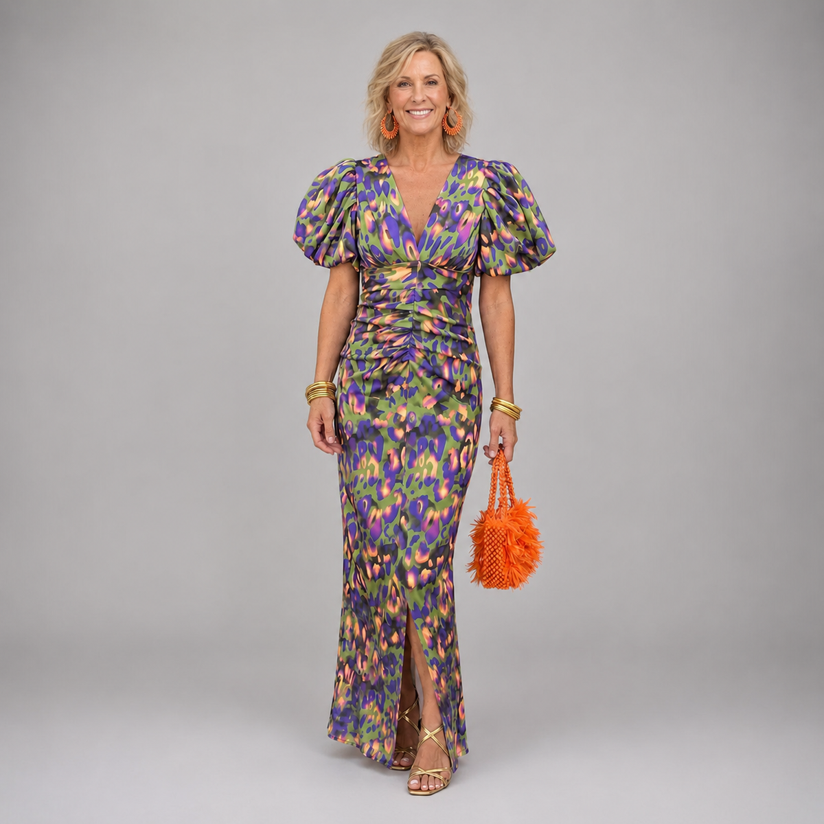 Tora™ | Elegant Dress With Pleated Sleeves