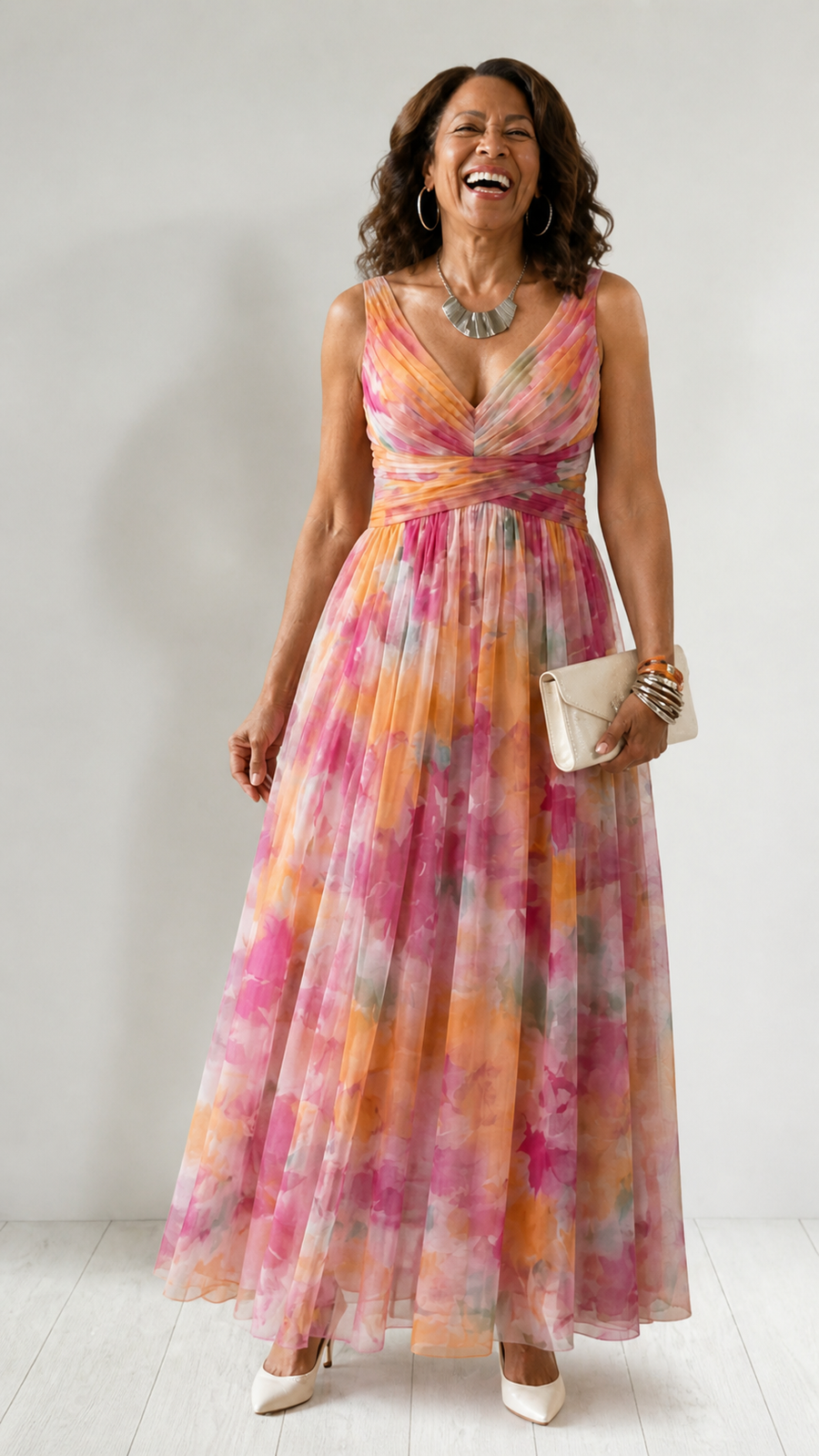 Freya | Soft Wrap Maxi Dress