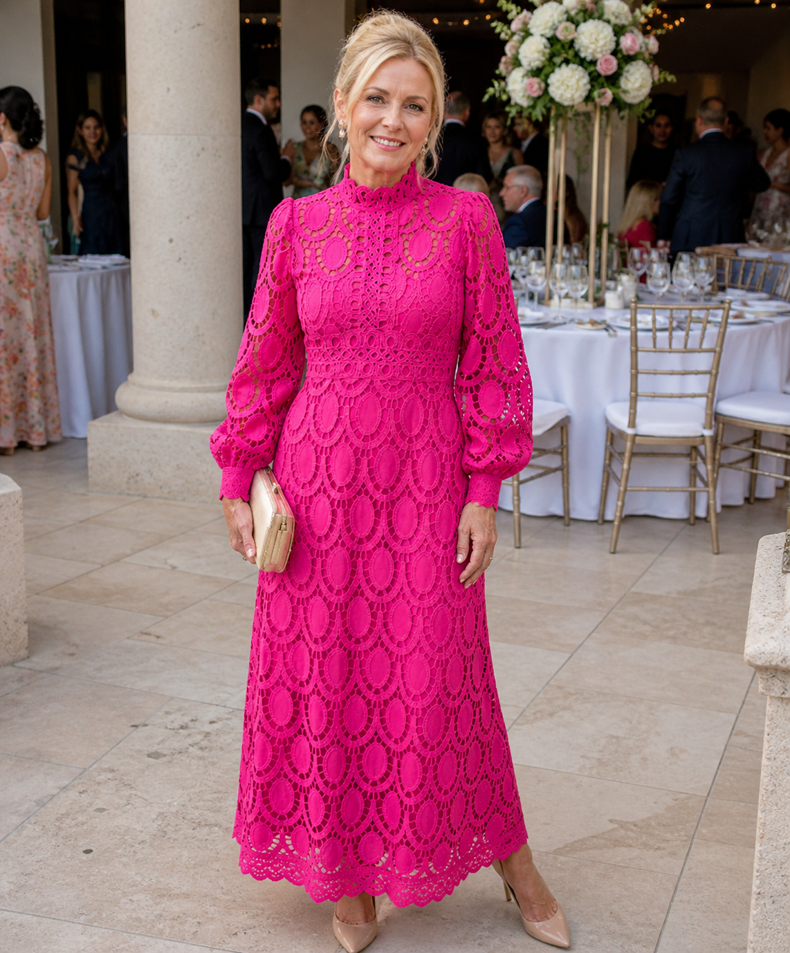 Charlotte | Lace Midi Dress