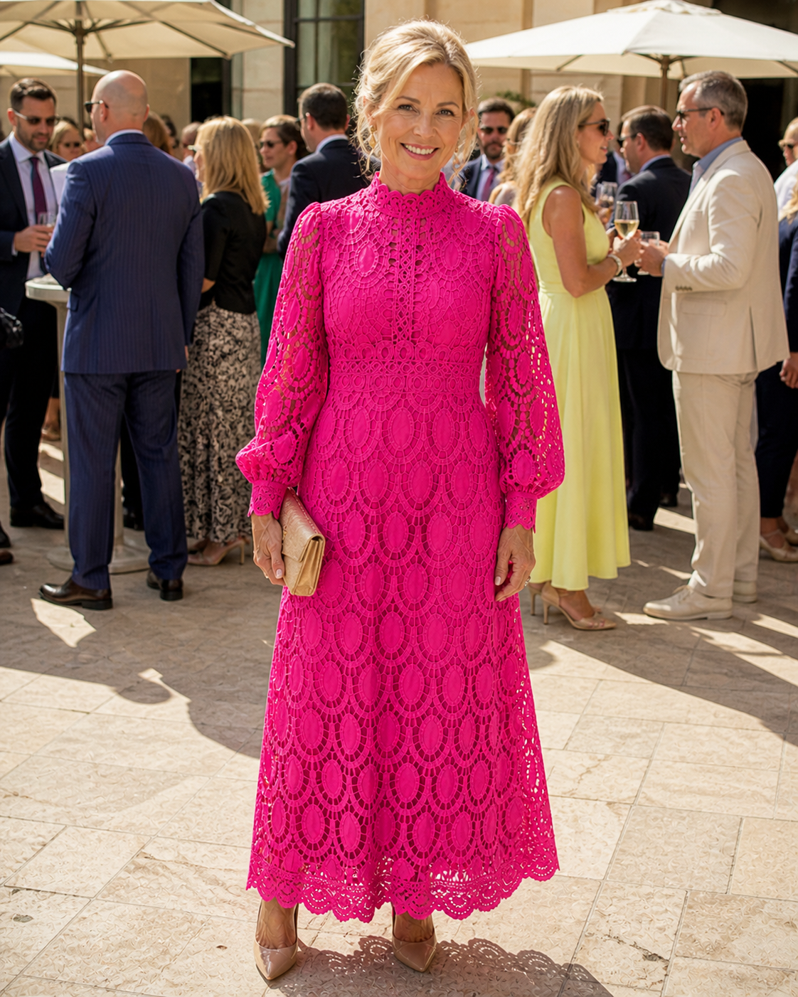 Charlotte | Lace Midi Dress
