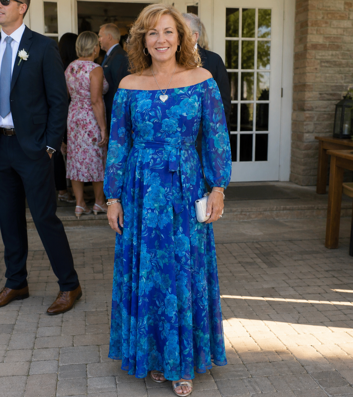 Ruby | Off Shoulder Floral Maxi Dress