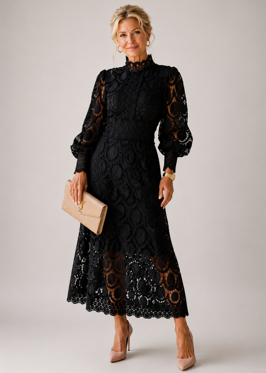 Charlotte | Lace Midi Dress