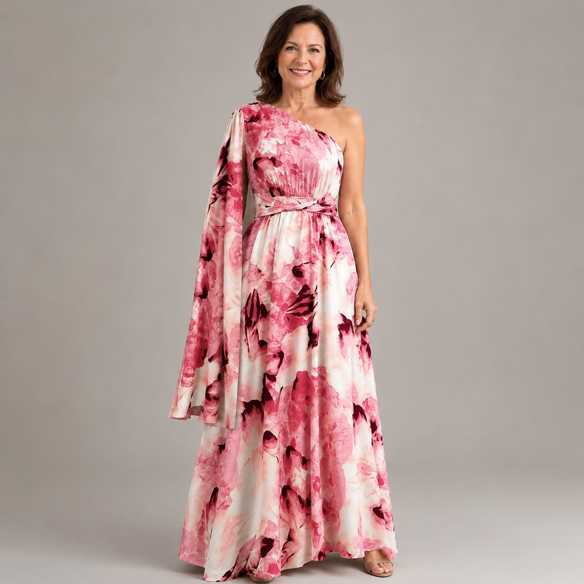Bronte | One-Shoulder Maxi Dress