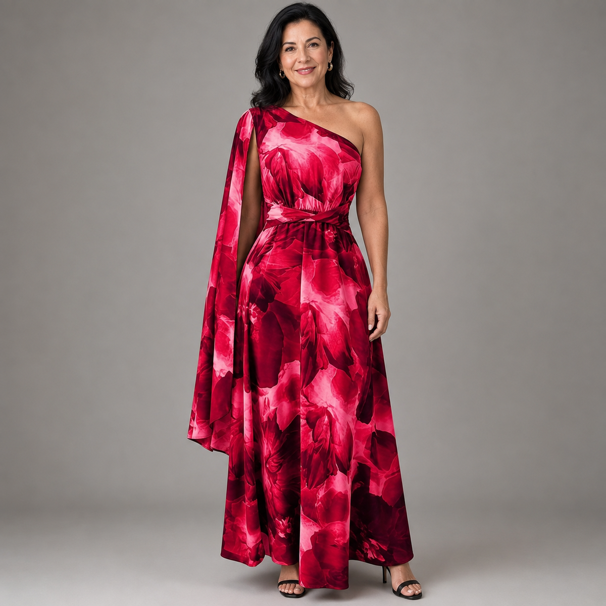 Bronte | One-Shoulder Maxi Dress