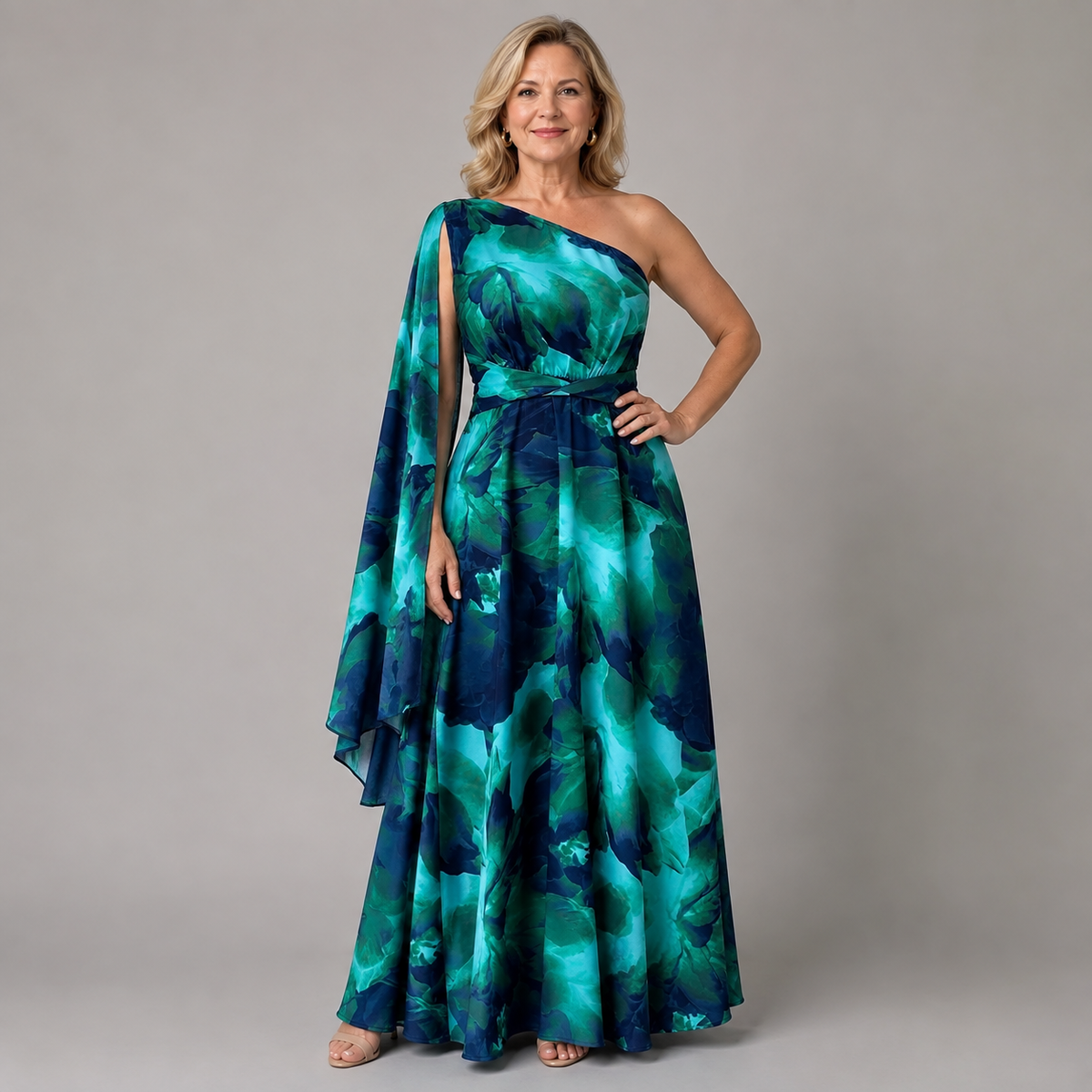 Bronte | One-Shoulder Maxi Dress