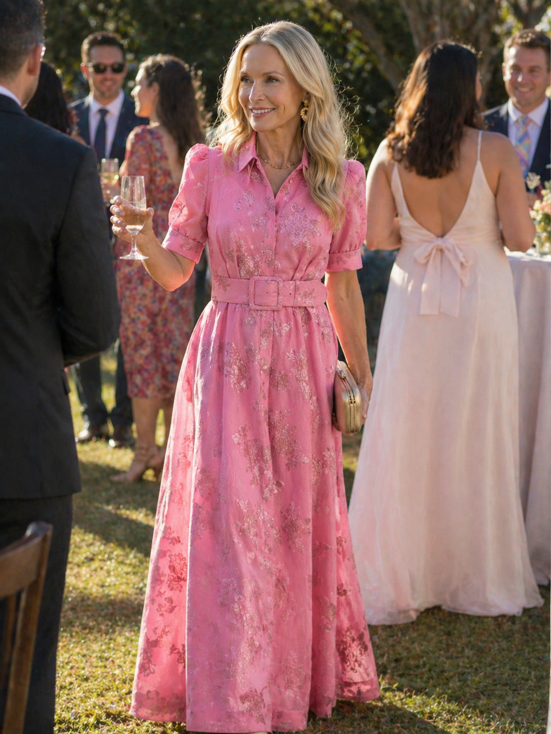 Rosie | Belted Floral Maxi Dress