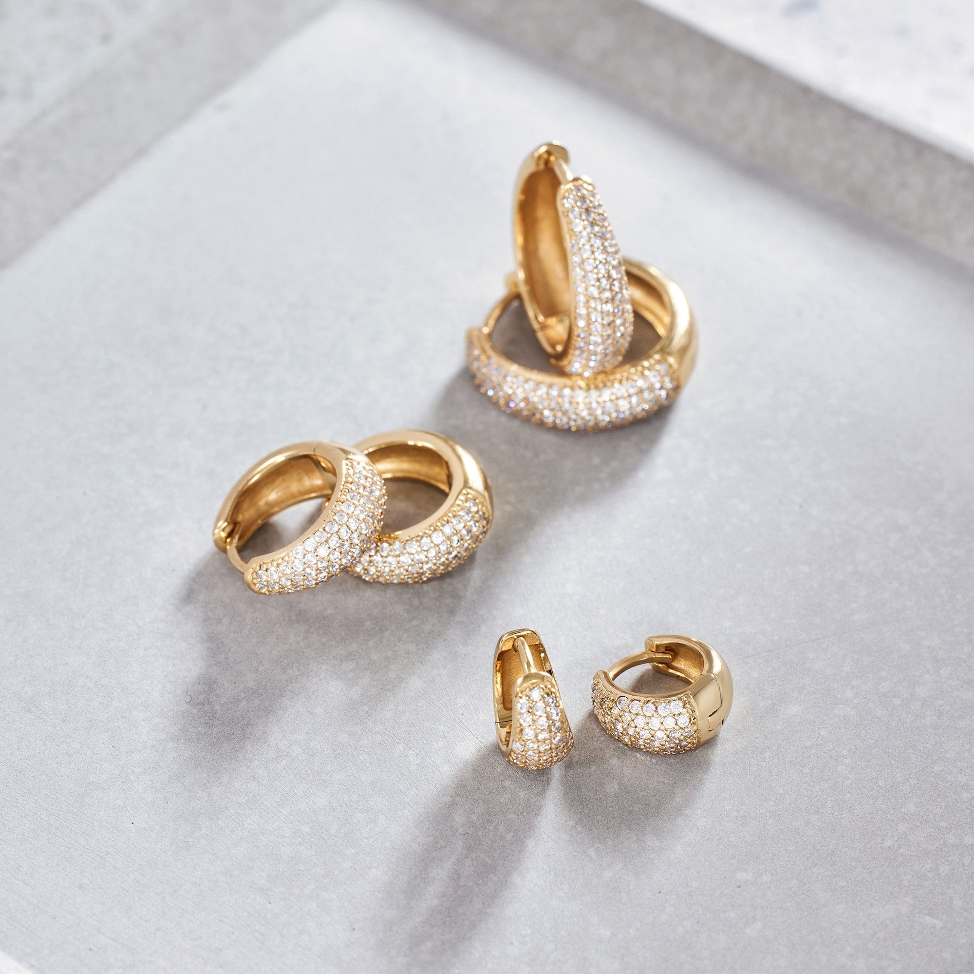 Gold Mini Hoops Jules