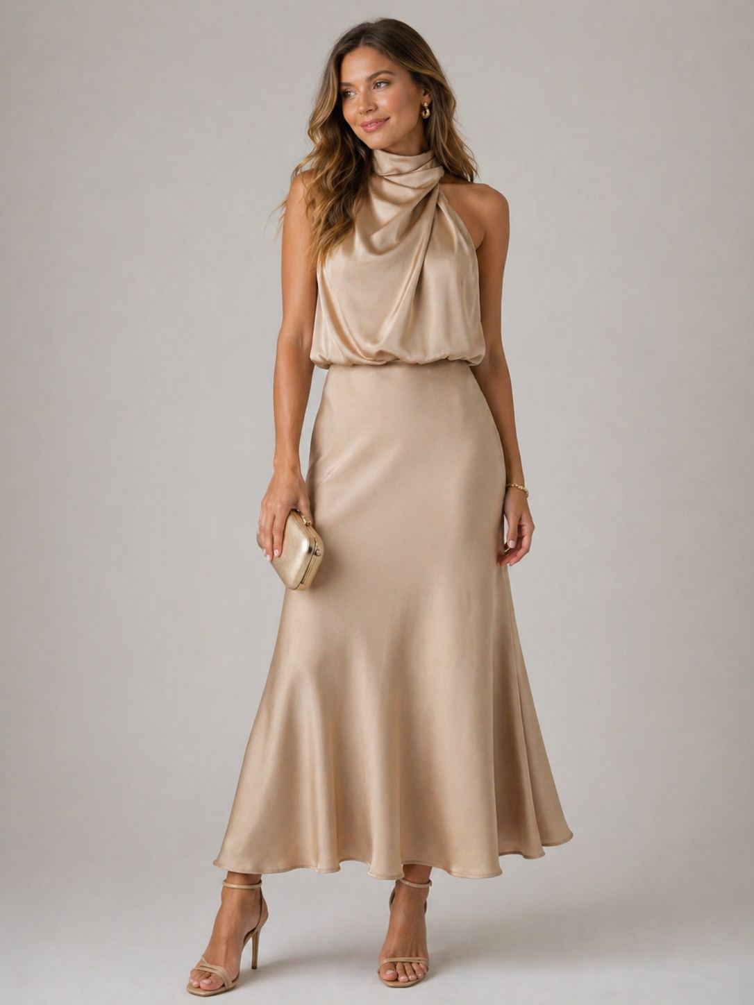 Ella | Draped Dress