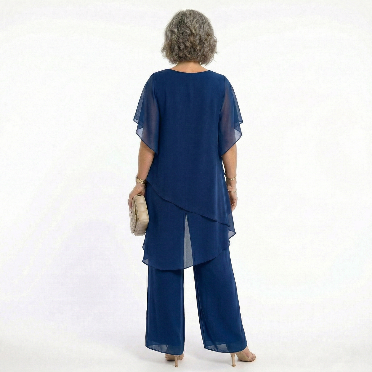 Sharyn™ | Tiered Tunic & Trouser Set