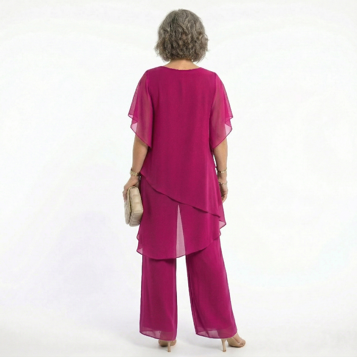 Sharyn™ | Tiered Tunic & Trouser Set
