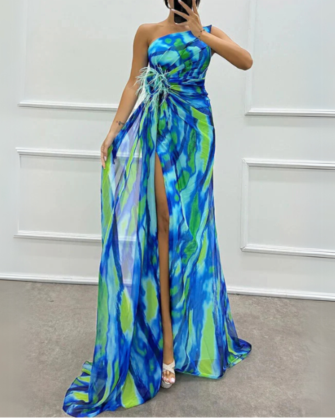 Matilda | Vibrant Draped Dress