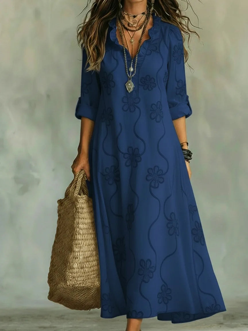 Willow | Tummy Covering Floral Spring Dress