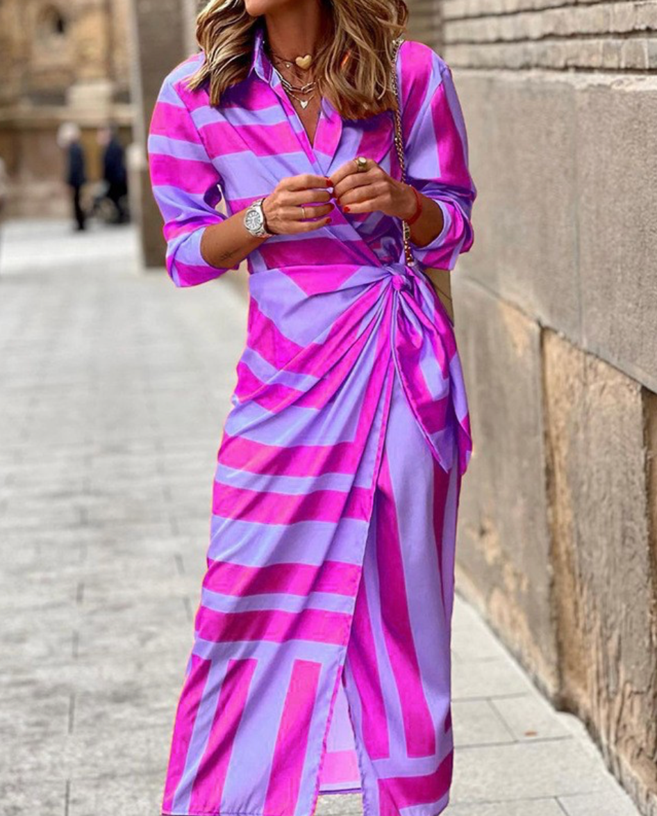 Lucy | Printed Wrap Dress