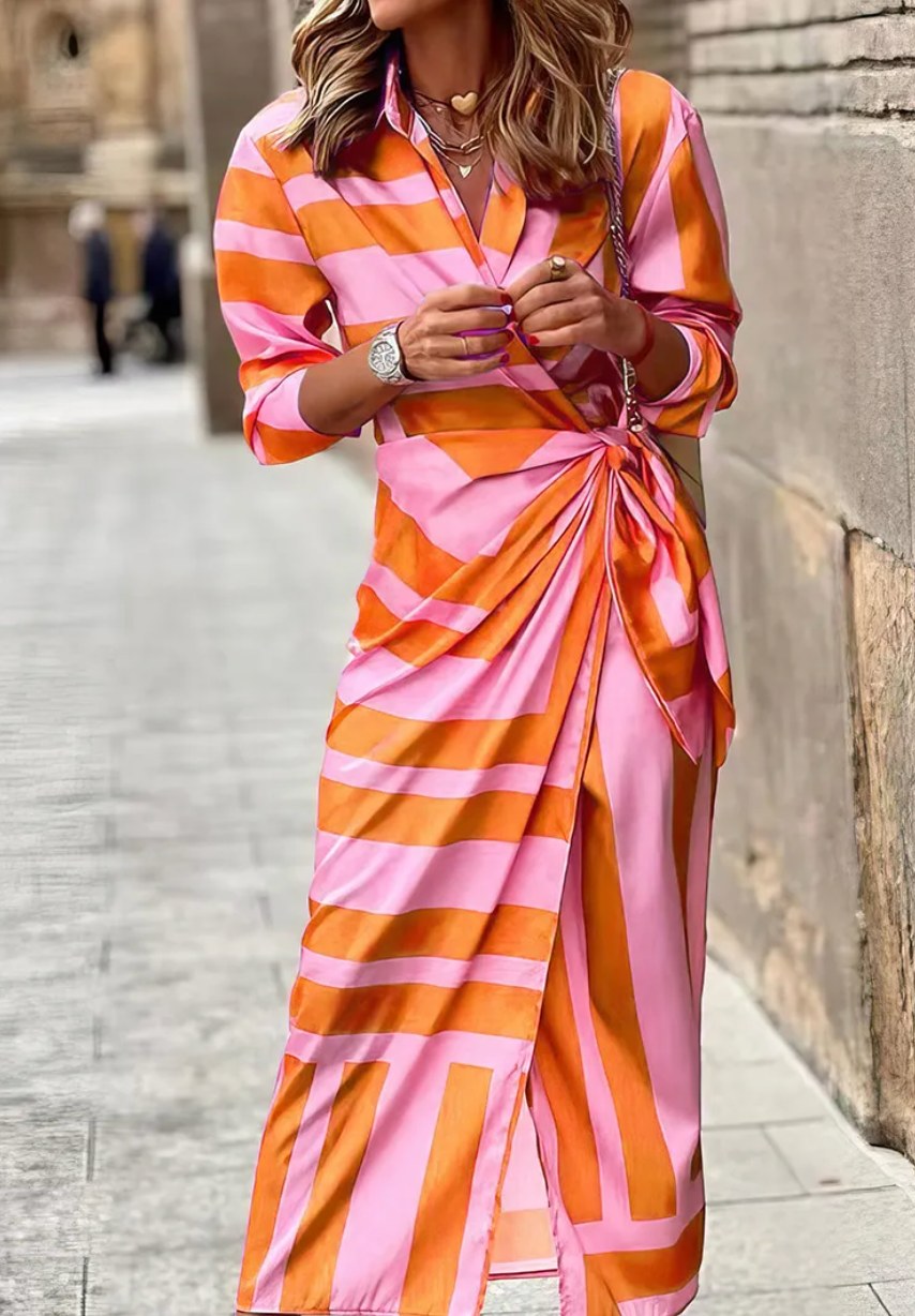 Lucy | Printed Wrap Dress