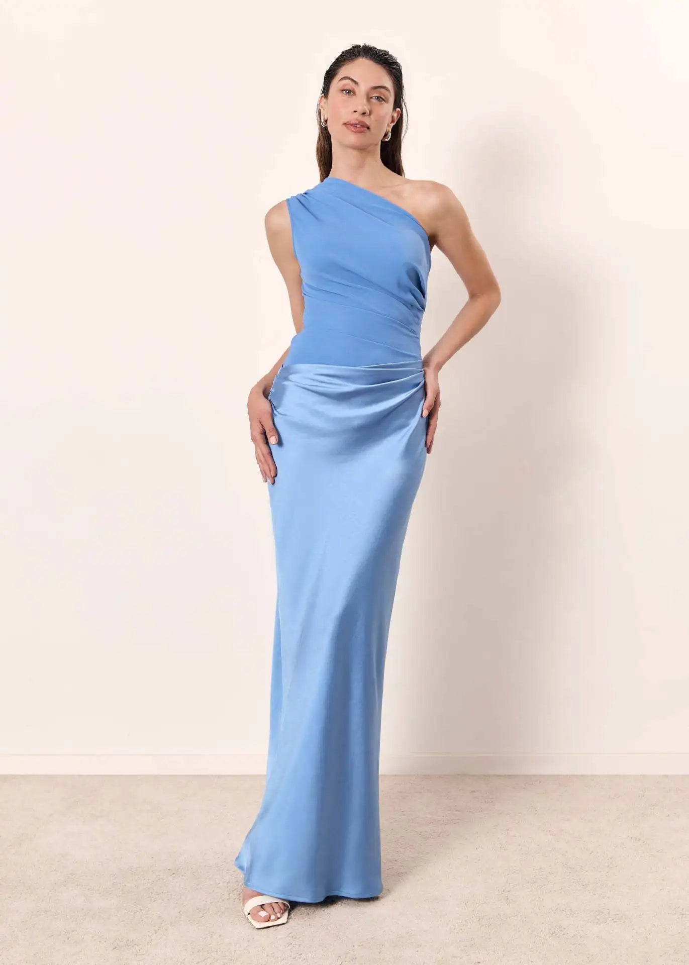 Alice | Maxi Dress with a Guilt in Satin