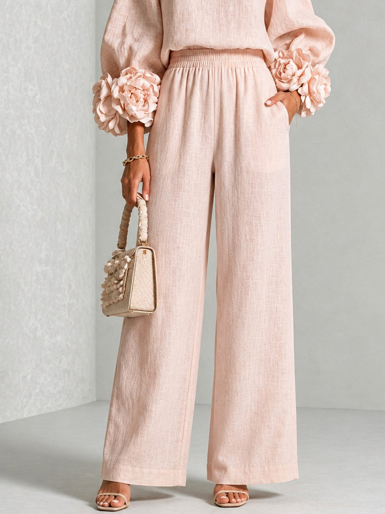 Rosalie I Floral Cuff Two-Piece Set