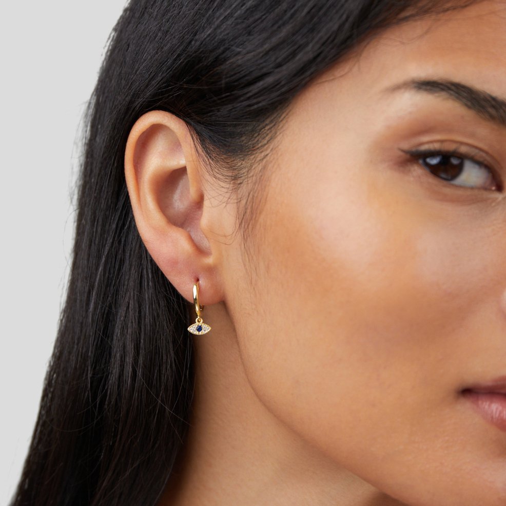 Eye-Shaped Earrings