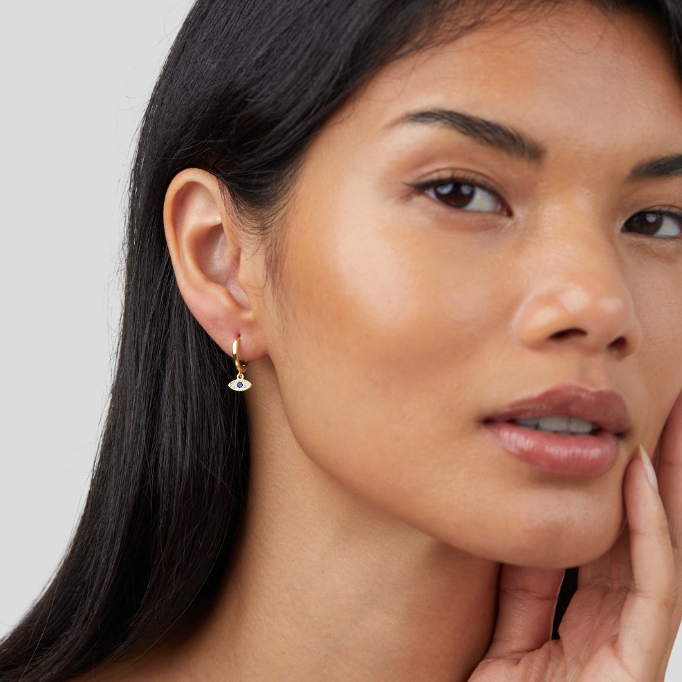 Eye-Shaped Earrings