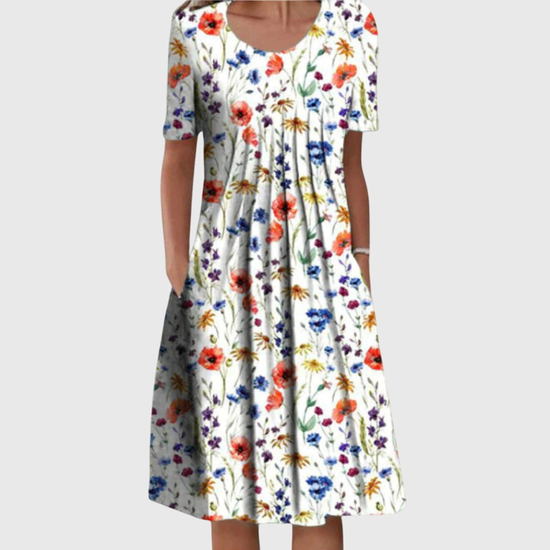 Scarlett | Elegant Printed Dress