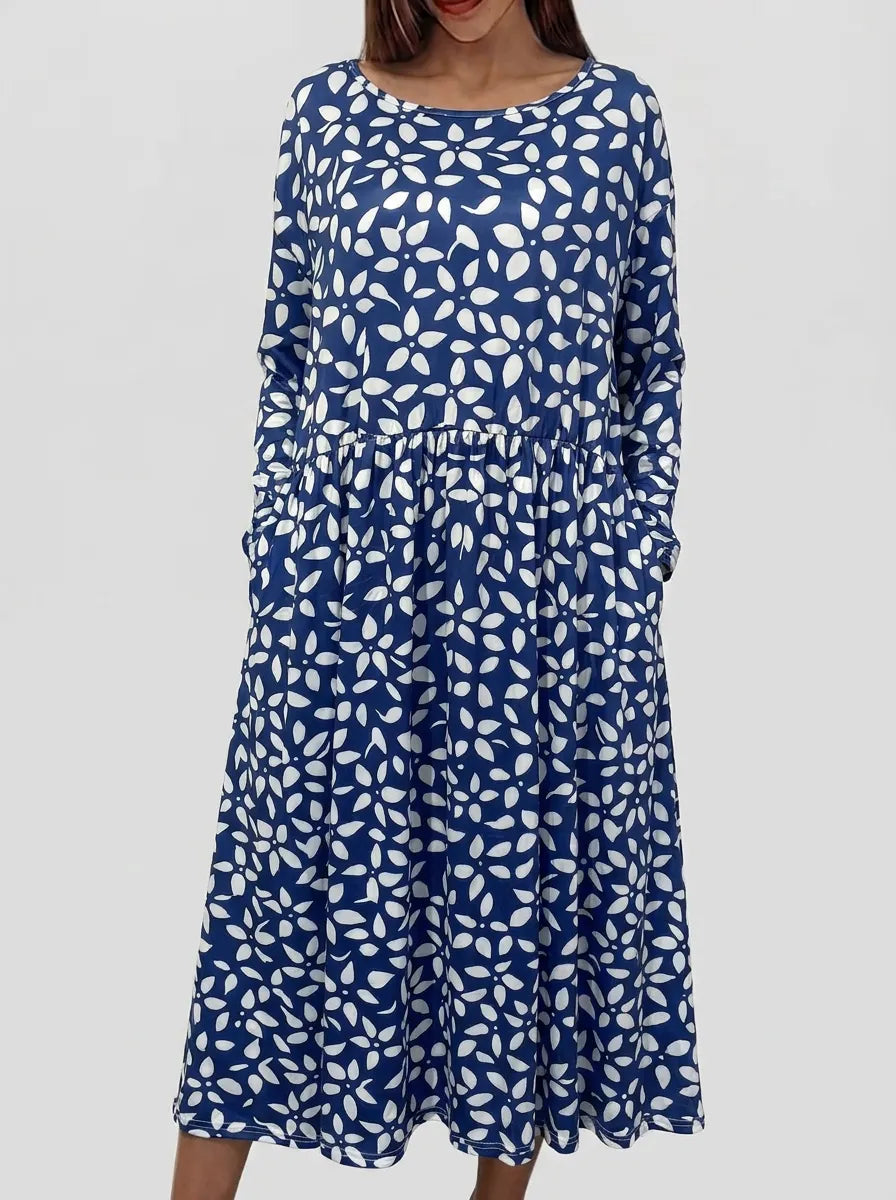 Poppy | Coastal Floral Midi Dress