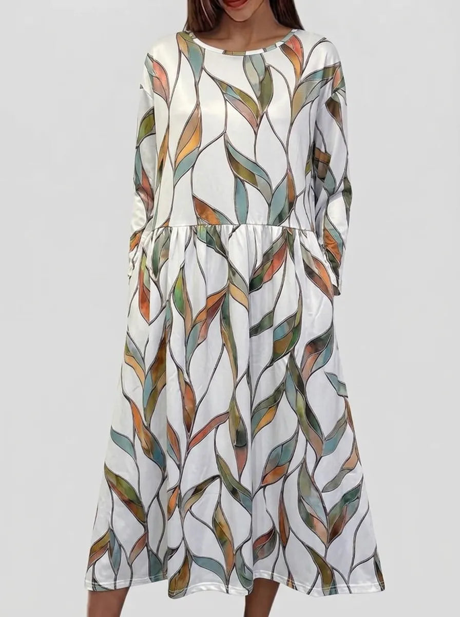 Poppy | Coastal Floral Midi Dress