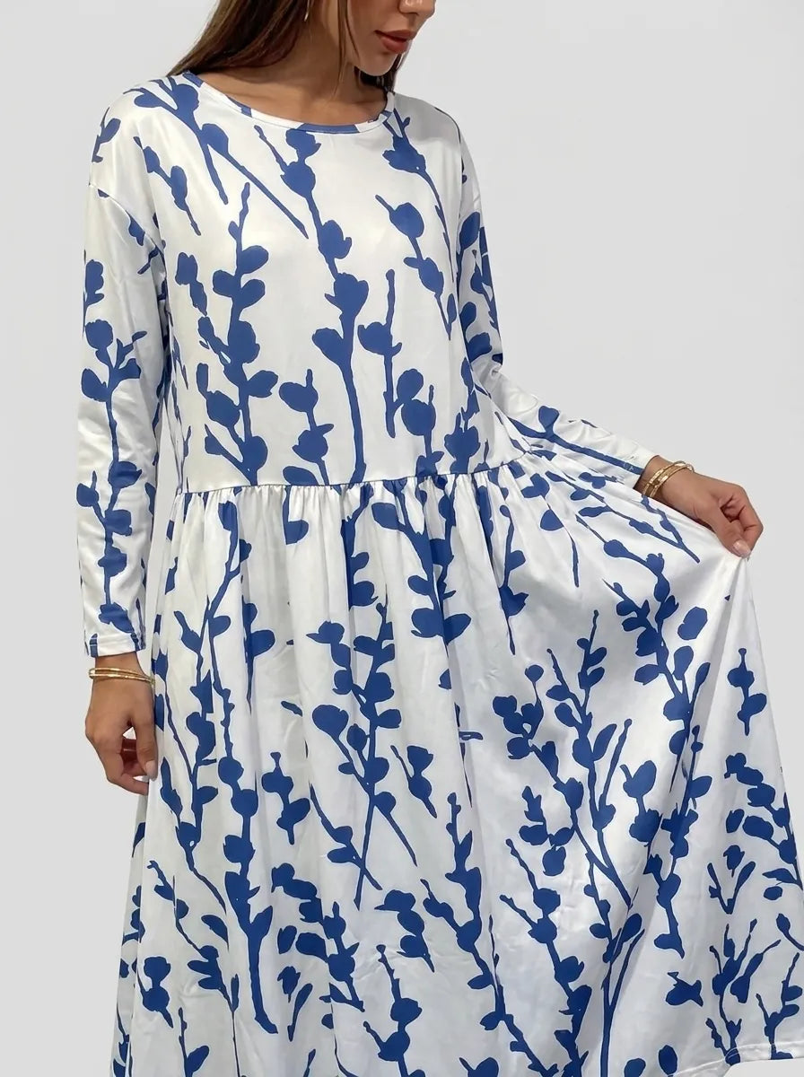 Poppy | Coastal Floral Midi Dress