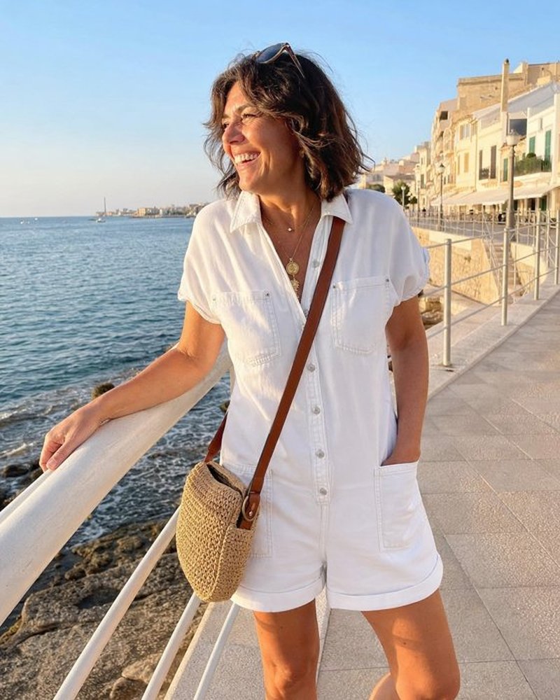 Capri | Denim Playsuit