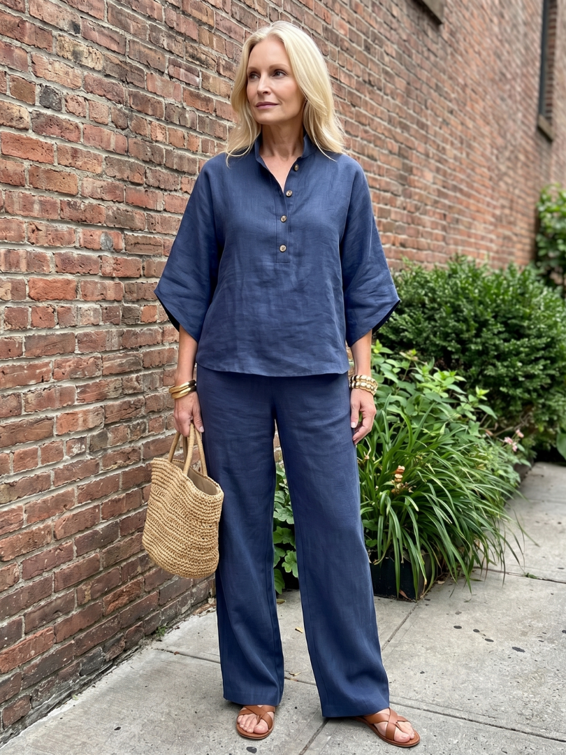 Women's Relaxed Linen Set