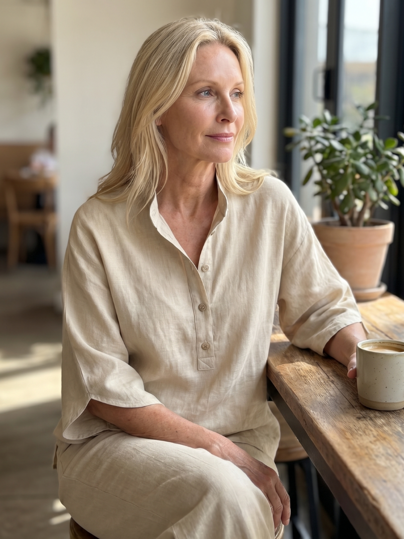 Women's Relaxed Linen Set