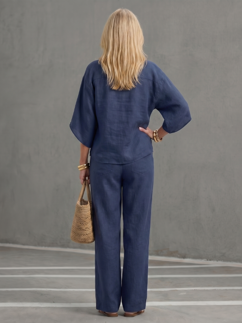 Women's Relaxed Linen Set