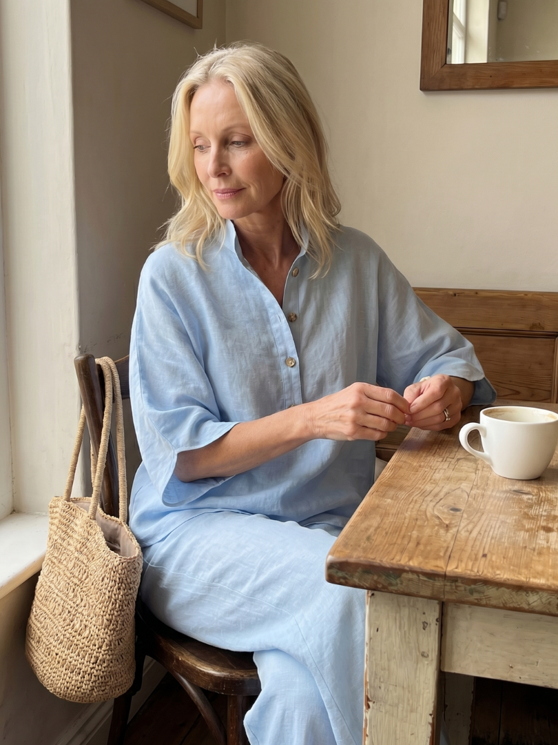 Women's Relaxed Linen Set
