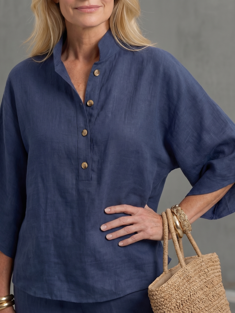 Women's Relaxed Linen Set