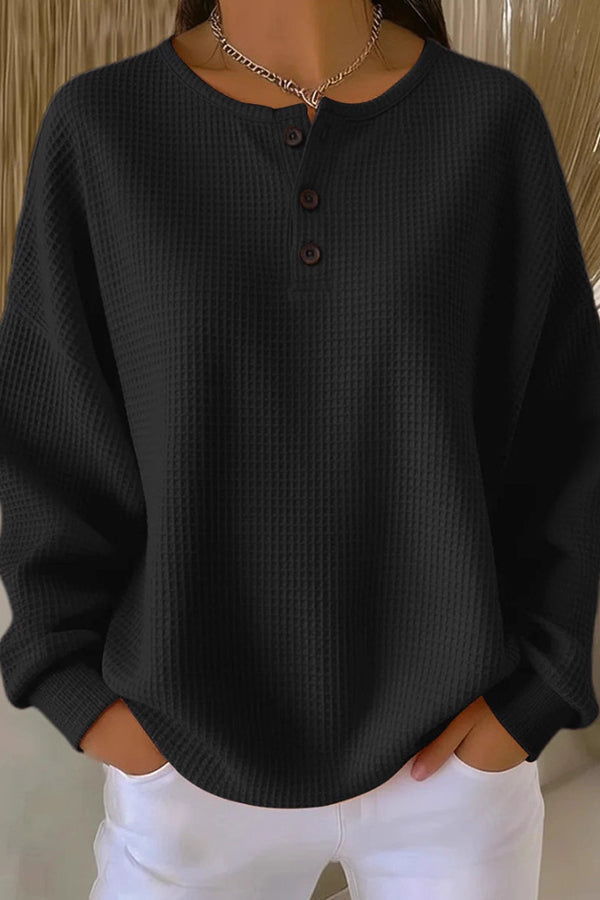 Juniper Cosy Waffle Knit Pullover