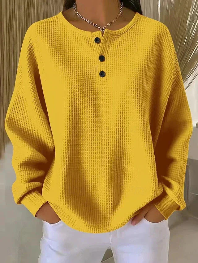 Juniper Cosy Waffle Knit Pullover